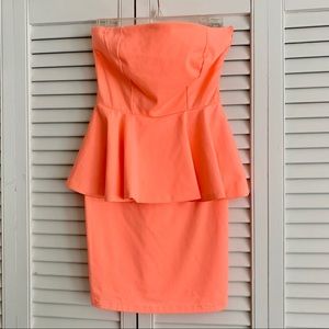 Zara mini peplum dress
